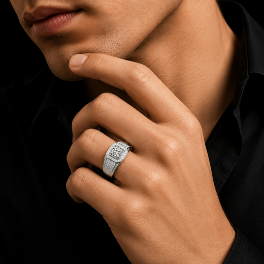 Anillos de Plata con Moissanita