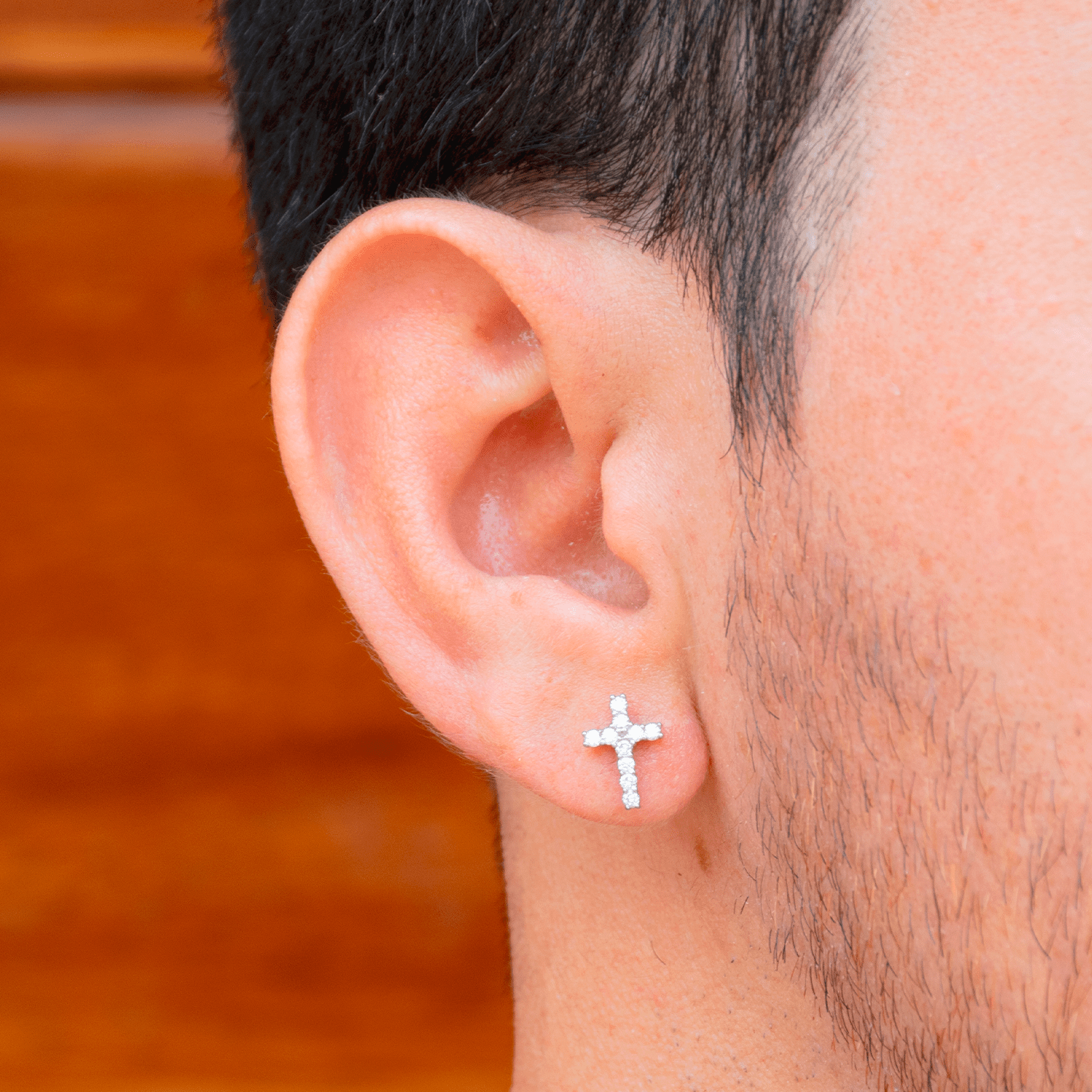 Aretes de Cruz - Lion Luxury