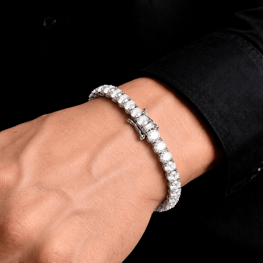 Pulsera de Plata con Moissanita