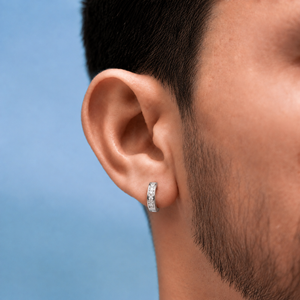 Arete Arc 13mm - Plata 925 * Moissanita