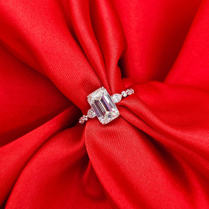 Anillo Atenas – Plata 925 con Moissanita | Lion Luxury