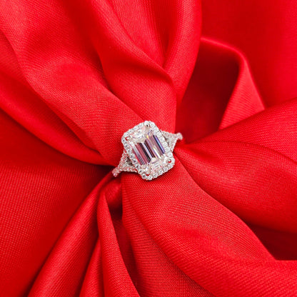 Anillo Bruselas – Plata 925 con Moissanita | Lion Luxury