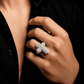 Anillo Blessed – Plata 925 con Moissanita | Lion Luxury