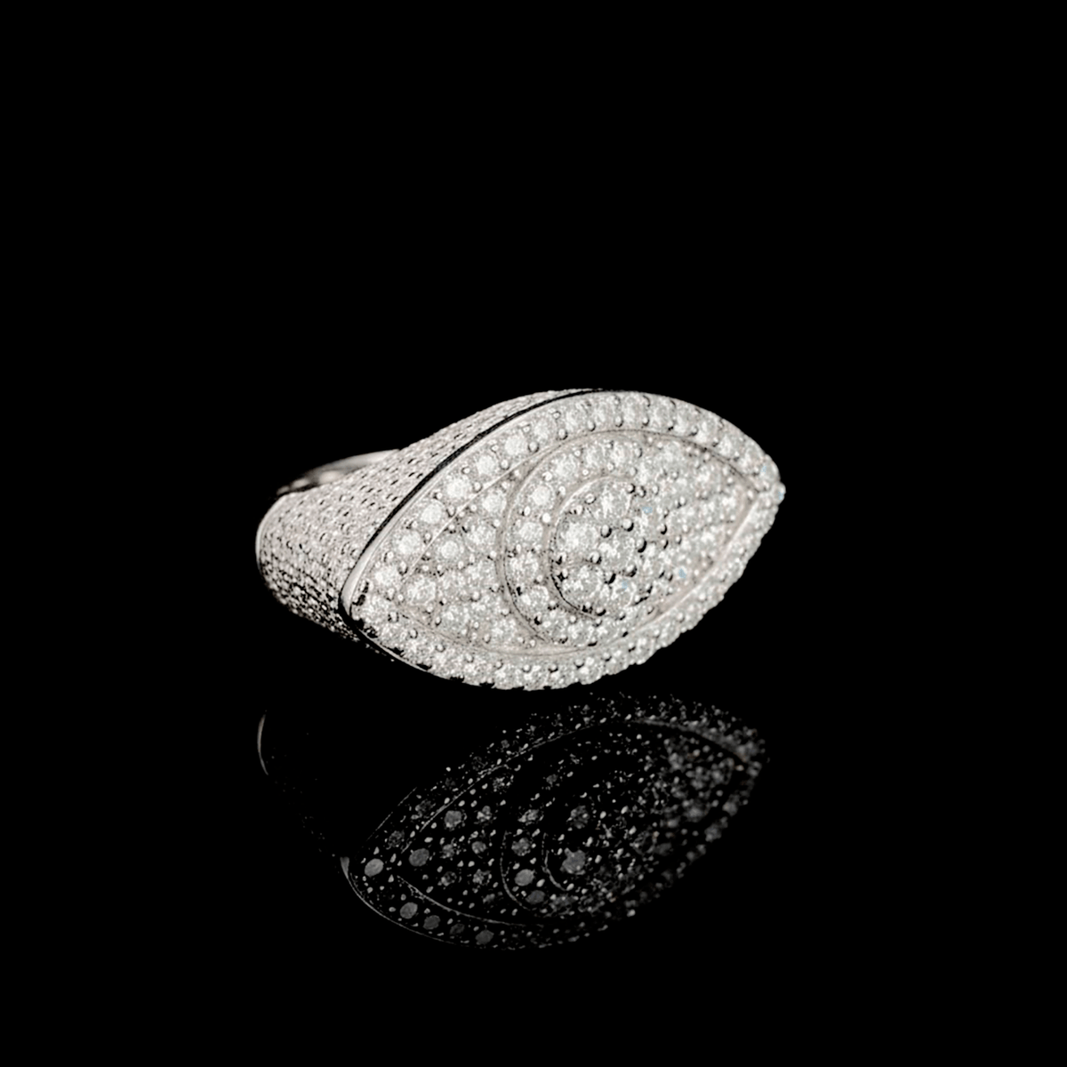 Anillo Providence – Plata 925 con Moissanita – detalle 3