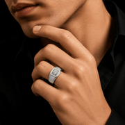 Anillo King – Plata 925 con Moissanita | Lion Luxury