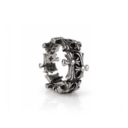 Anillo Crown of Crosses 12.5mm – detalle 3