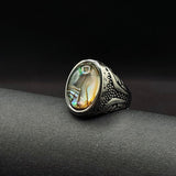 Anillo Galactus – Acero 316L con Circonia 5A