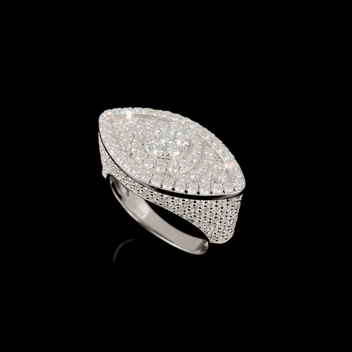 Anillo Providence – Plata 925 con Moissanita – detalle 2