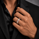 Anillo Arcane Crown – Plata 925 con Moissanita
