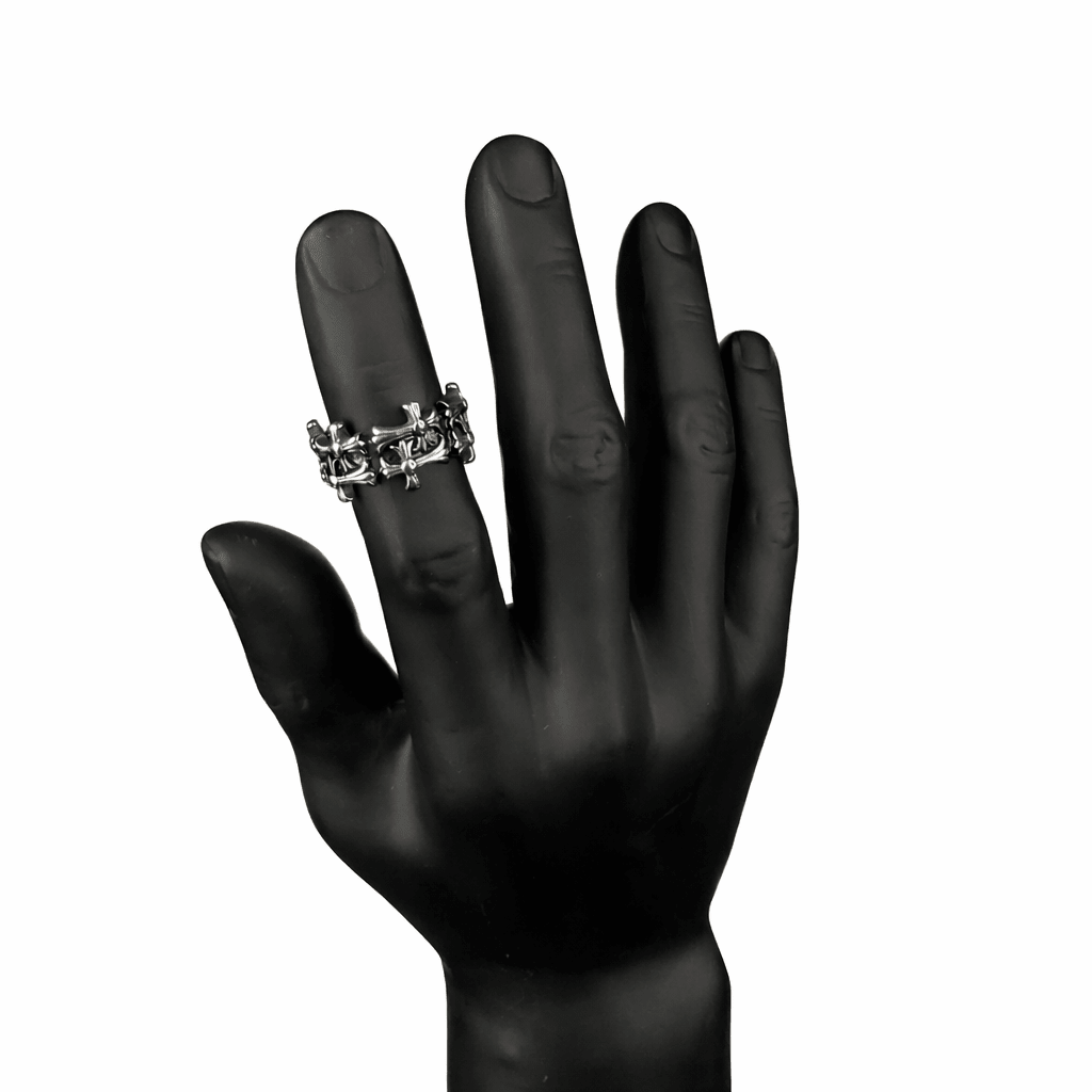 Anillo Crown of Crosses 12.5mm – detalle 5
