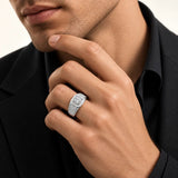 Anillo King – Plata 925 con Moissanita
