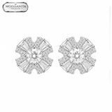 Arete Maison 9mm – Plata 925 con Moissanita