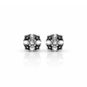 Arete Black Sanctus 7mm – Acero 304L con Circonia 5A | Lion Luxury