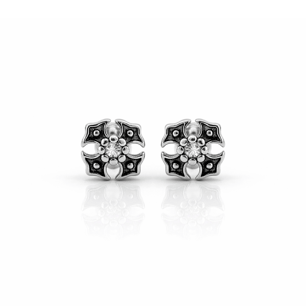 Arete Black Sanctus 7mm – Acero 304L con Circonia 5A | Lion Luxury