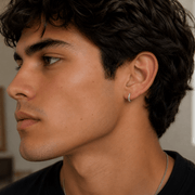 Arete Omega 12mm/14mm – Plata 925 con Circonia 5A – detalle 2