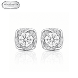 Arete Dax 8mm – Plata 925 con Moissanita