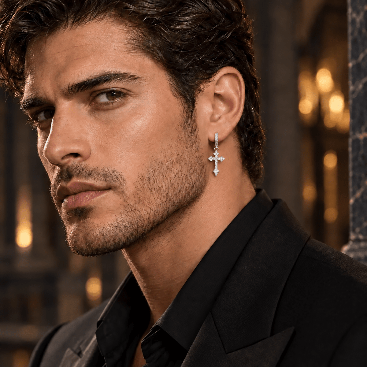 ARETES PARA HOMBRES | Lion Luxury