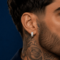 Arete Dominium 14mm – Plata 925 con Moissanita – detalle 4