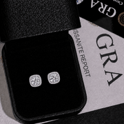 Arete Phoenix Imantado 7.5mm – Plata 925 con Moissanita – detalle 3