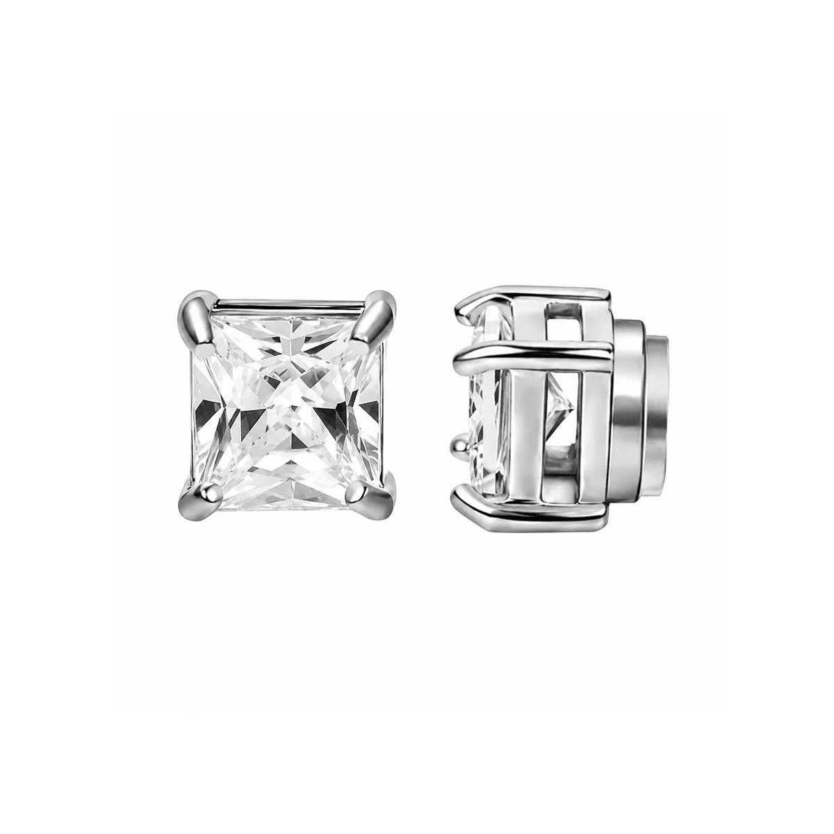 Arete Draco Imantado 6mm/8mm – Acero 316L con Circonia 5A – detalle 5