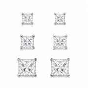 Arete Stellium 3mm/4mm/5mm – Plata 925 con Circonia 5A – detalle 2