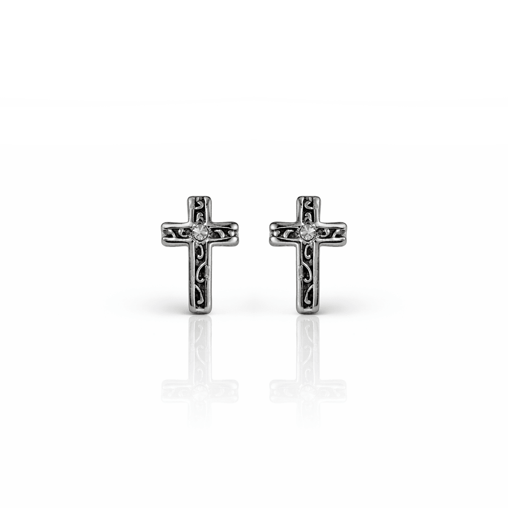 Arete Flame Cross 8mm – Acero 304L | Lion Luxury