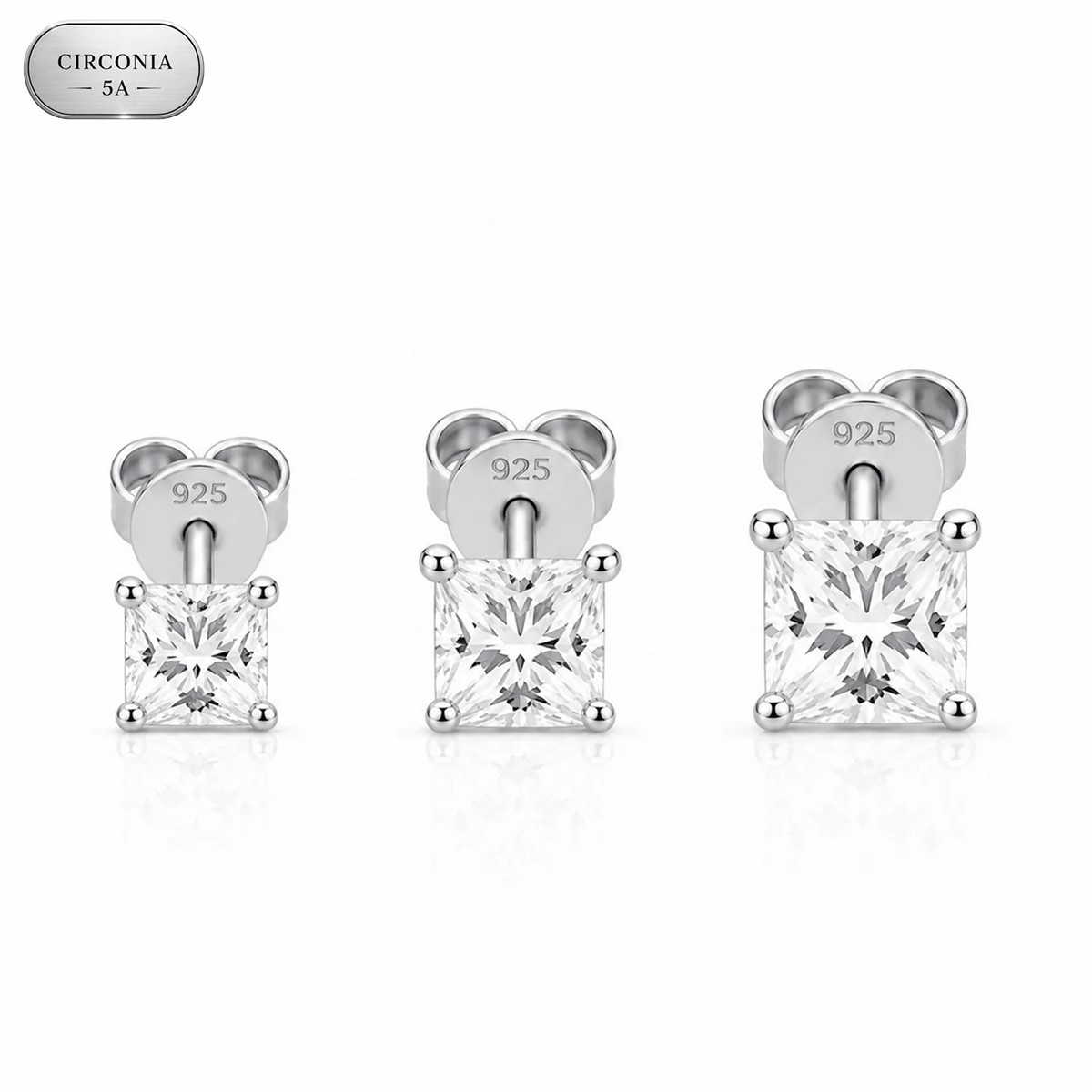 Arete Stellium 3mm/4mm/5mm – Plata 925 con Circonia 5A | Lion Luxury