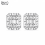 Arete Estrata 11mm – Plata 925 con Circonia 5A | Lion Luxury