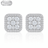 Arete Rilievo 11mm – Plata 925 con Moissanita
