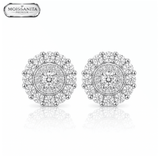 Arete Essencial 9mm – Plata 925 con Moissanita