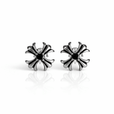 Arete Arcane Cross 8.5mm – Acero 304L con Circonia 5A
