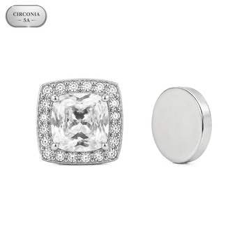 Arete Legion Imantado 10mm – Acero 316L con Circonia 5A | Lion Luxury