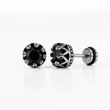 Arete Iron King 8mm – Acero 304L con Circonia 5A