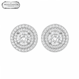 Arete Mole 10mm – Plata 925 con Moissanita