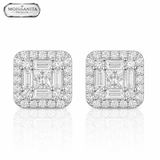 Arete Trilogy 10mm – Plata 925 con Moissanita