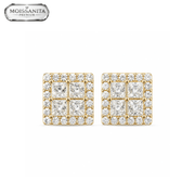 Arete Noble 6.5mm – Plata 925 con Moissanita | Lion Luxury
