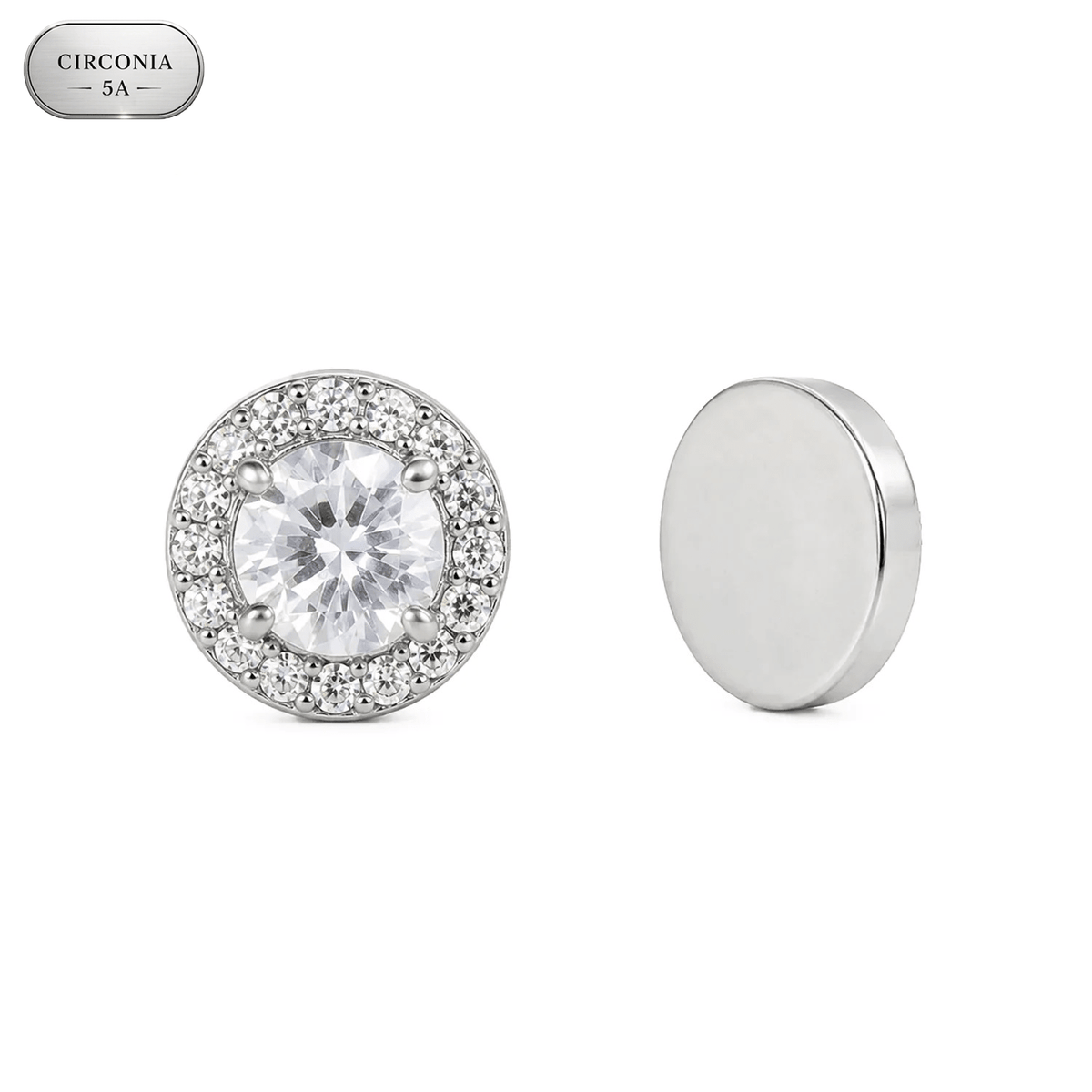Arete Prime Imantado 8mm – Acero 316L con Circonia 5A | Lion Luxury