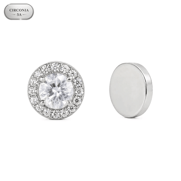 Arete Prime Imantado 8mm – Acero 316L con Circonia 5A | Lion Luxury