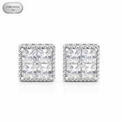 Arete Dynasty 8.5mm – Plata 925 con Circonia 5A | Lion Luxury