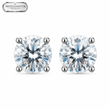 Arete Diamond 9mm – Plata 925 con Moissanita