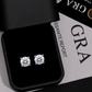 Arete Diamond 7mm – Plata 925 con Moissanita – detalle 4