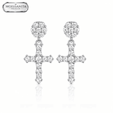 Arete Cruxis 17mm – Plata 925 con Moissanita