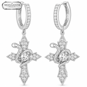 Arete Kronos 43mm – Plata 925 con Moissanita | Lion Luxury