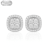 Arete Moiss Flex 10mm – Plata 925 con Moissanita