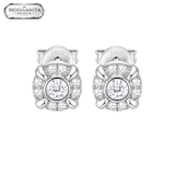 Arete Orb Lux 7mm – Plata 925 con Moissanita