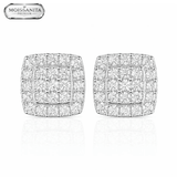 Arete Brilliance 10.5mm – Plata 925 con Moissanita