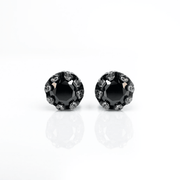 Arete Iron King 8mm – Acero 304L con Circonia 5A – detalle 2
