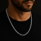 Cadena Miami Cuban Silver 5mm – Acero 316L | Lion Luxury