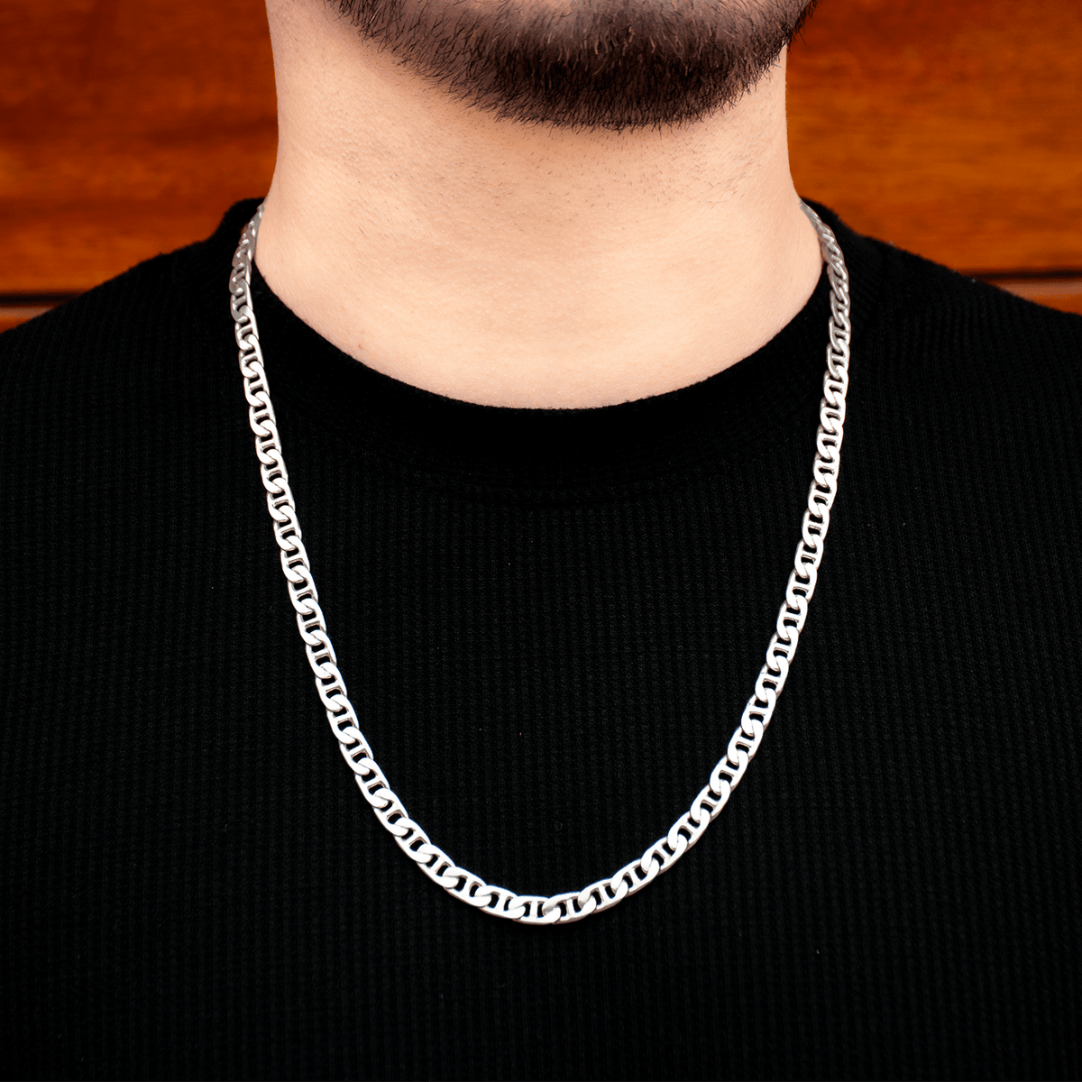 Cadena Firenze 6.5mm – Plata 950 | Lion Luxury