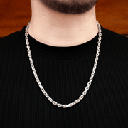 Cadena Hydra 5mm – Plata 950 | Lion Luxury